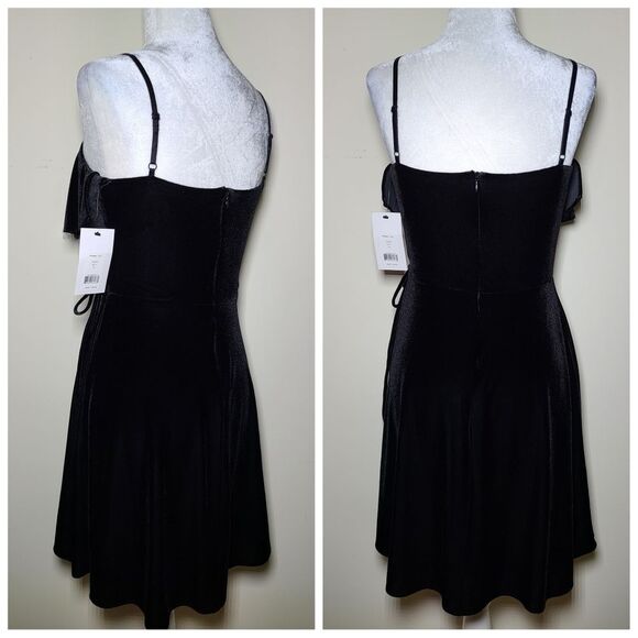 NWT|Bailey 44 Princess Black Velvet Dress, SMALL - Picture 3 of 6